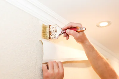 Pose de papier peint à Delettes — revêtements muraux et toiles de verre